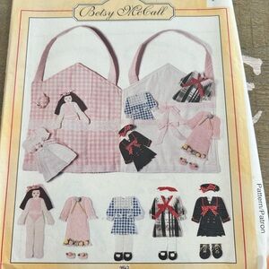 5/$25 Betsy McCall crafts 8207sew  Doll Clothes Pattern